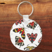 蛾 キーホルダー (正面)