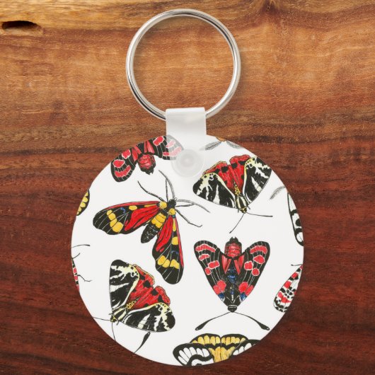 蛾 キーホルダー (正面)