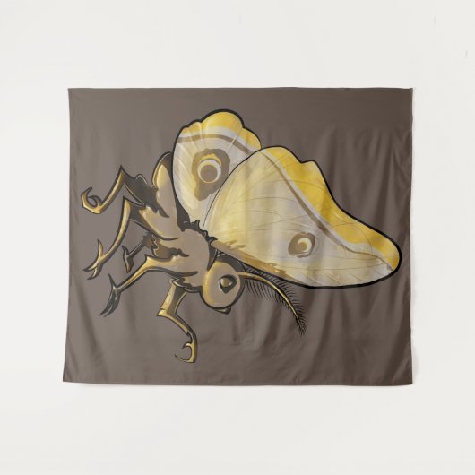 蛾 タペストリー (正面(横))