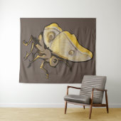 蛾 タペストリー (インサイチュ(横))