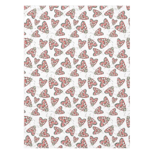 蛾 テーブルクロス (正面)