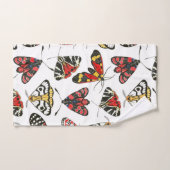 蛾 バスタオルセット (ハンドタオル)