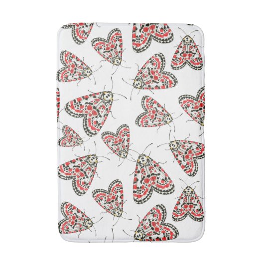 蛾 バスマット (正面縦)