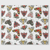 蛾 ラッピングペーパー (フラット)
