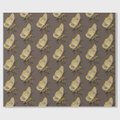 蛾 ラッピングペーパー (フラット)