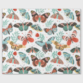 蛾 ラッピングペーパー (フラット)