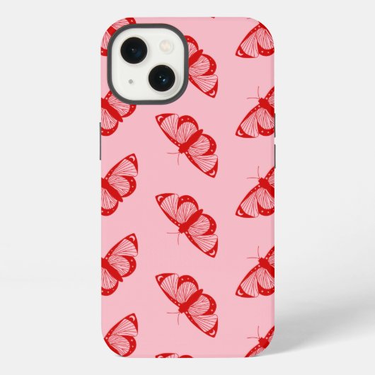 蛾 iPhoneケース (裏面)
