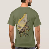 蛾 Tシャツ (裏面)