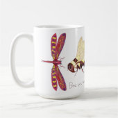 蜂あなた自身 コーヒーマグカップ (左)