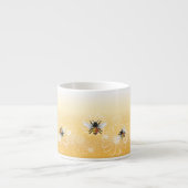 蜂およびてんとう虫 エスプレッソカップ (正面)