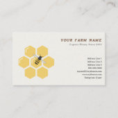 蜂およびハニカム名刺 名刺 (正面)