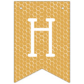 蜂および蜜蜂の巣のハッピーバースデー バンティングフラッグ (第2の旗)