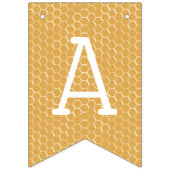 蜂および蜜蜂の巣のハッピーバースデー バンティングフラッグ (第3の旗)