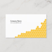 蜂および蜜蜂の巣の名刺 名刺 (裏面)