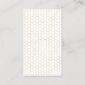 蜂および蜜蜂の巣 名刺 (裏面)