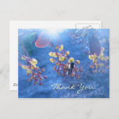 蜂およびBerberisの花 ポストカード (正面/裏面)