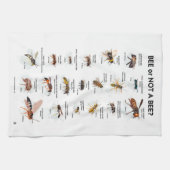 蜂か蜂でない キッチンタオル (横)