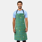 蜂がブーンと音を立てる エプロン (着用した状態)