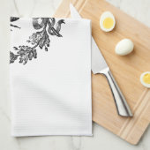 蜂が付いているヴィンテージのフランス人のリース キッチンタオル (四つ折り)