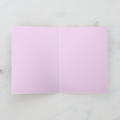 蜂が付いている紫色の花は健康なカードをすぐに得ます カード (内部)