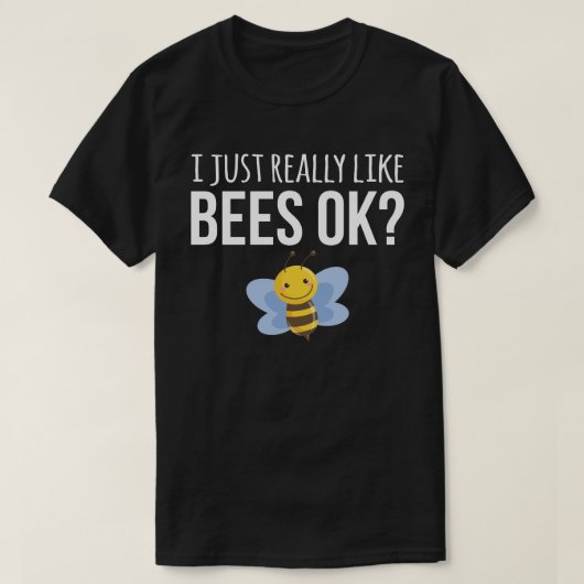 蜂が好きなの Tシャツ (デザイン正面)