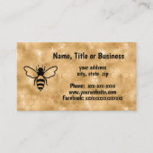 蜂が巣状に並ぶ 名刺 (正面)