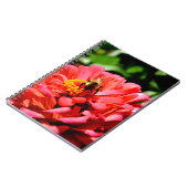 蜂とサンゴ《植物》百日草 ノートブック (左側)