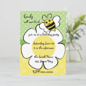 蜂とデイジー 招待状 (スタンド正面)