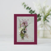 蜂とネギのビクトリアンクリスマス シーズンポストカード (スタンド正面)