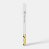 蜂とハニカム模様 iPhone 15ケース (左側面)