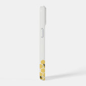 蜂とハニカム模様 iPhone 15ケース (右側面)