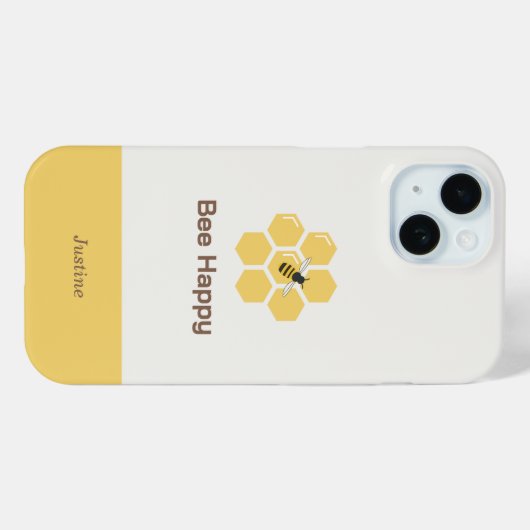 蜂とハニカム Case-Mate iPhoneケース (裏面 (横))