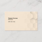 蜂とハニカラフルカムアンティーク白 名刺 (裏面)