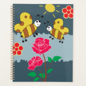 蜂とバラフローラ園 プランナー手帳 (正面)