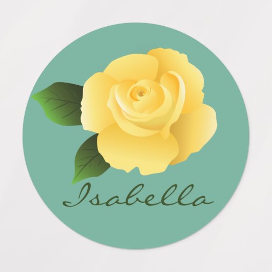 蜂とバラ服 ラベル (デザイン2)