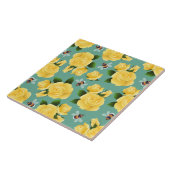 蜂とバラ タイル (側面)