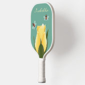 蜂とバラ ピックルボールラケット (左)