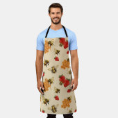 蜂とベリーのエプロン(lg) エプロン (着用した状態)
