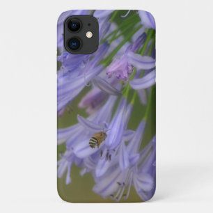 蜂とユリの花のかわいらし自然の電話ケース iPhone 11 ケース