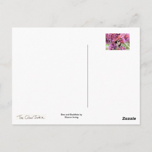 蜂と仏 ポストカード (裏面)