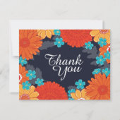 蜂と感謝してい花よ サンキューカード (正面)