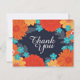 蜂と感謝してい花よ サンキューカード