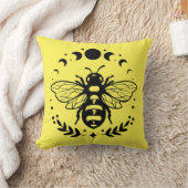 蜂と月の相 クッション (ブランケット)