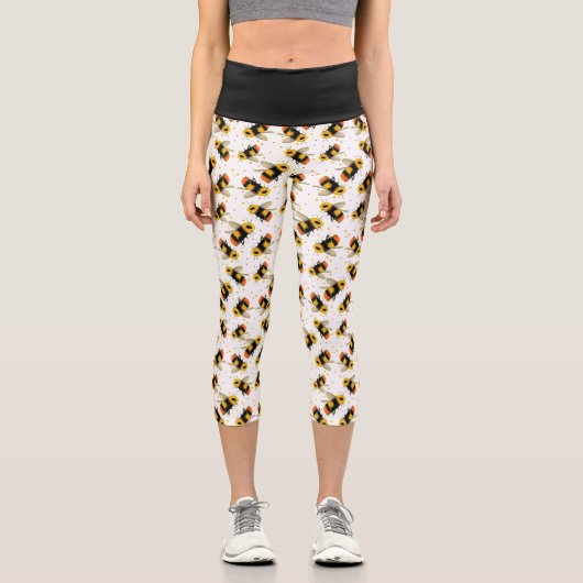 蜂と水玉模様カプリスレギンス カプリレギンス (正面)