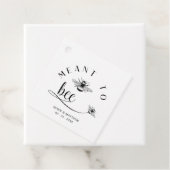 蜂と白と黒のビーエレガントをモダン指す フェイバータグ (インサイチュ)