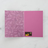 蜂と花が入ったカロライナのウォレンのカード カード (内部)