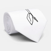 蜂と花のスケッチのネクタイ ネクタイ (ロール)