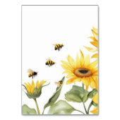 蜂と花のテーブルカード番号 テーブルナンバー (裏面)