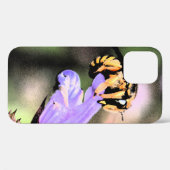 蜂と花イフコン Case-Mate iPhoneケース (裏面 (横))