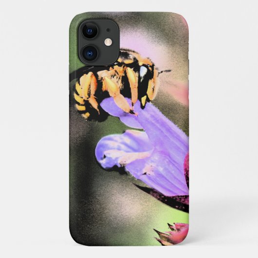蜂と花イフコン Case-Mate iPhoneケース (裏面)